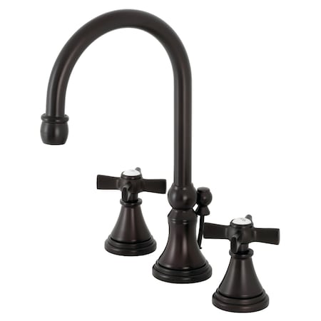Kingston Brass KS2985ZX Millennium Widespread Bathroom Faucet W/ Brass Pop-Up, Bronze KS2985ZX